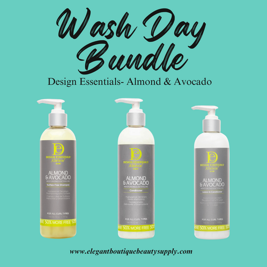 Wash Day Bundle Design Essentials Almond & Avocado