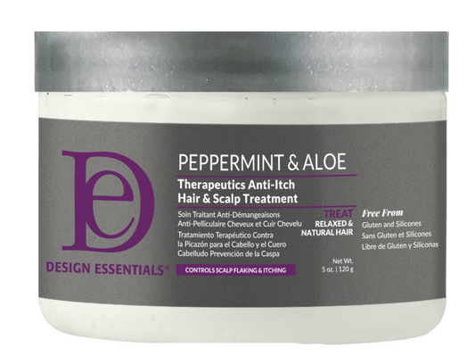 Design Essentials Peppermint & Aloe Therapeutics Anti-Itch Hair & Scalp Treatment