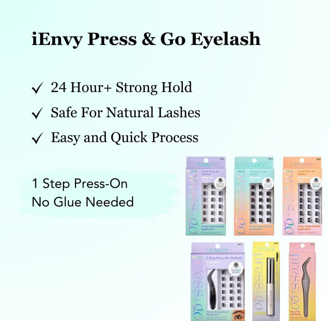 Kiss i-Envy Press & Go Press On Clusters (Style Everyday Classic 04)