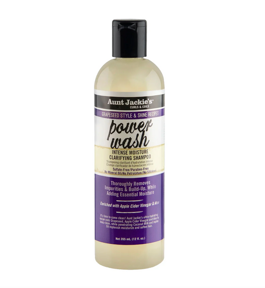 Aunt Jackie's Power Wash Intense Moisture Clarifying Shampoo