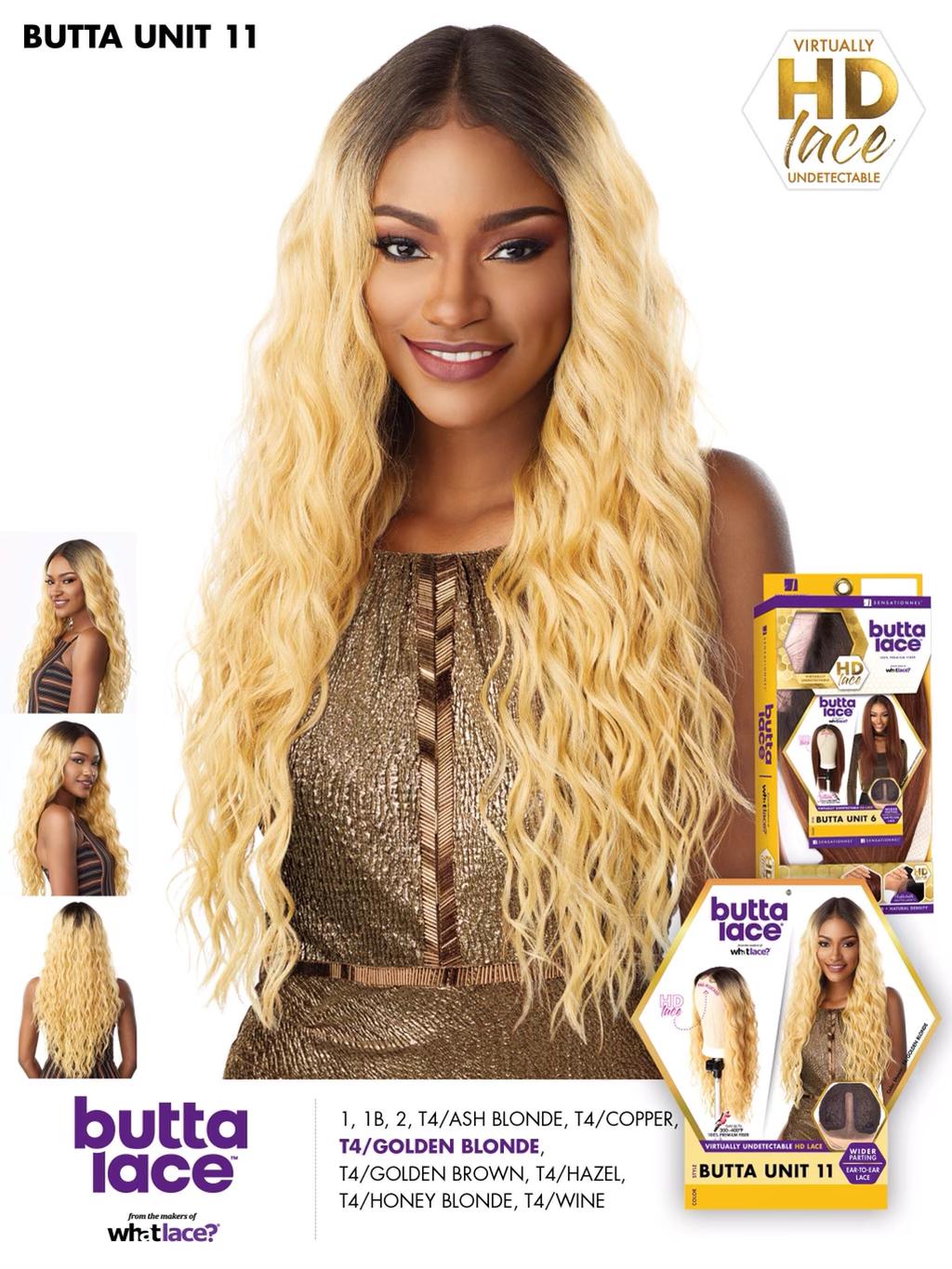 SENSATIONNEL HD LACE FRONT WIG BUTTA LACE UNIT 11