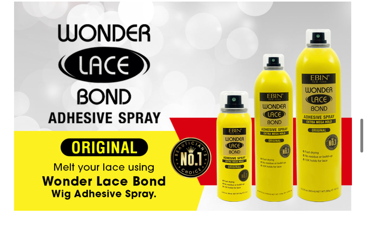Ebin Wonder Lace Bond Adhesive Spray - Extra Mega Hold